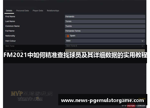 FM2021中如何精准查找球员及其详细数据的实用教程